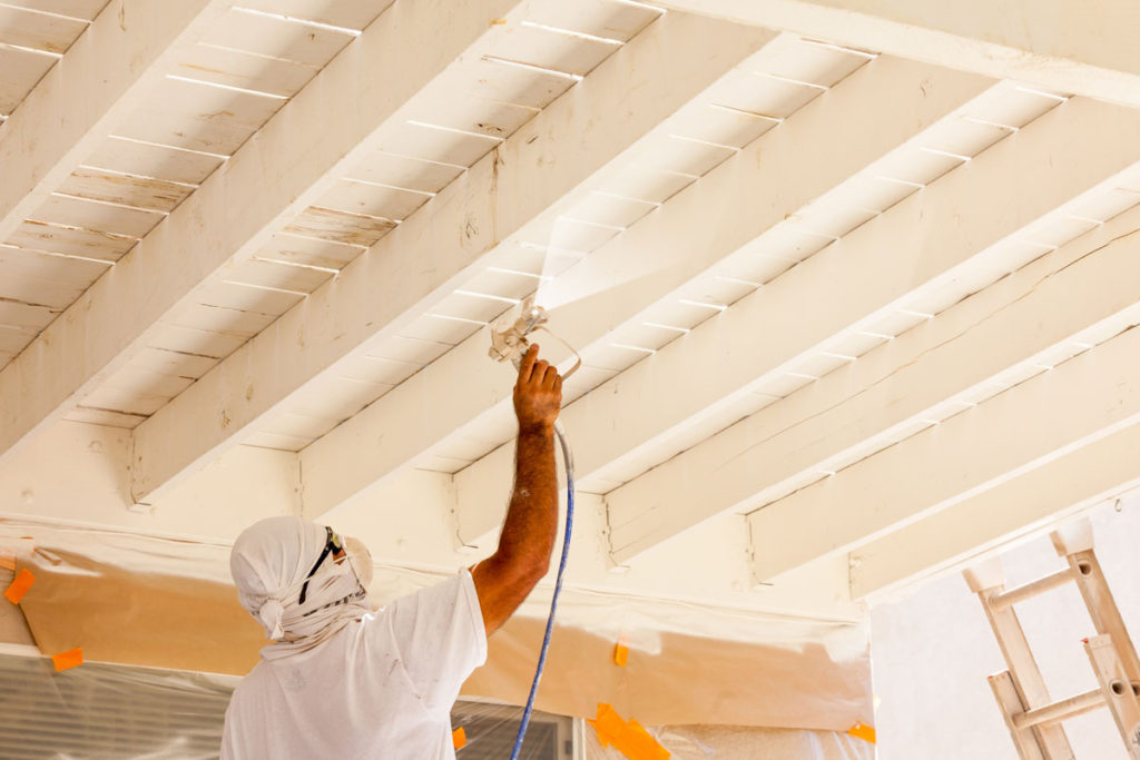 Painting inside of house