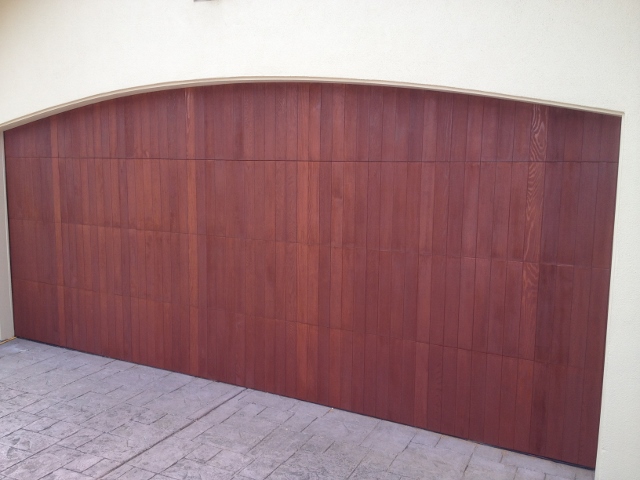 Garage door repainted