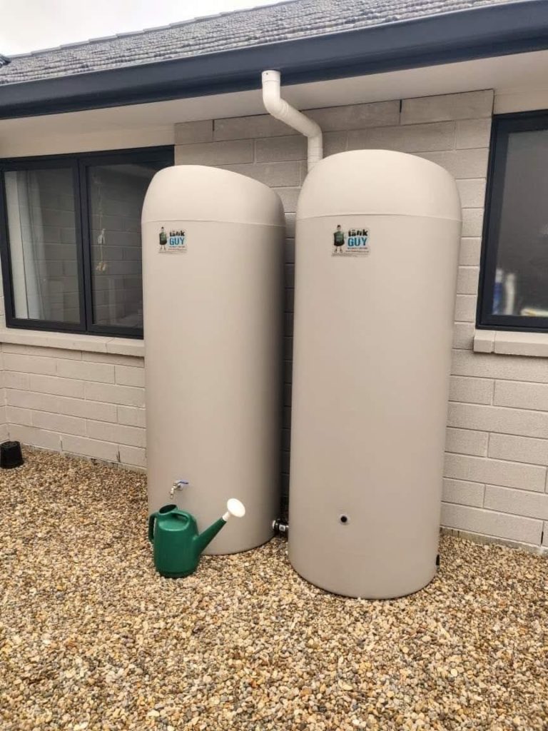 interconnected rainwater tanks