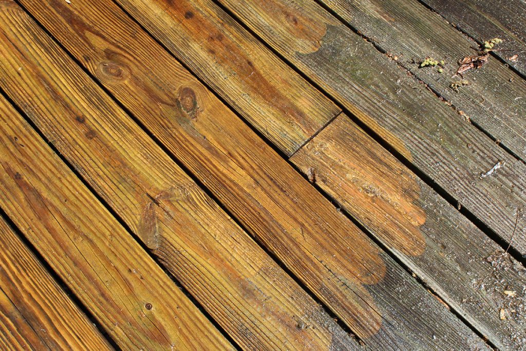 Deck restoration process