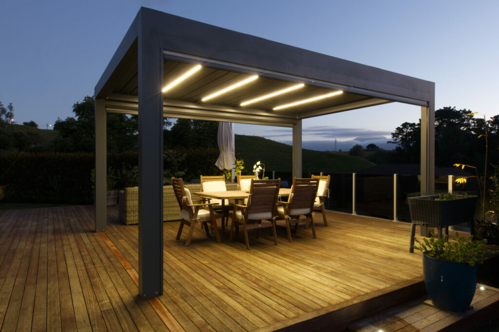 Louvred Pergola Taranaki