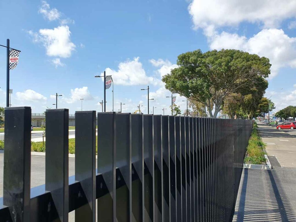 Aluminium fence
