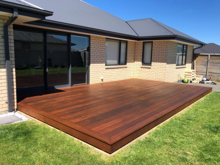 Deck after restoration